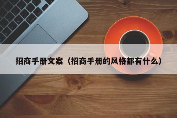 招商手册文案（招商手册的风格都有什么）